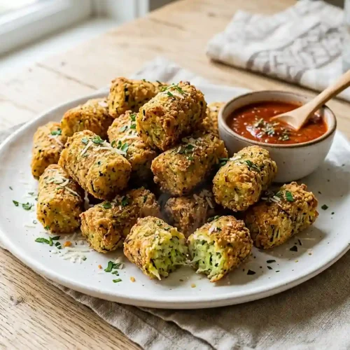 Gluten-Free Parmesan Zucchini Tots