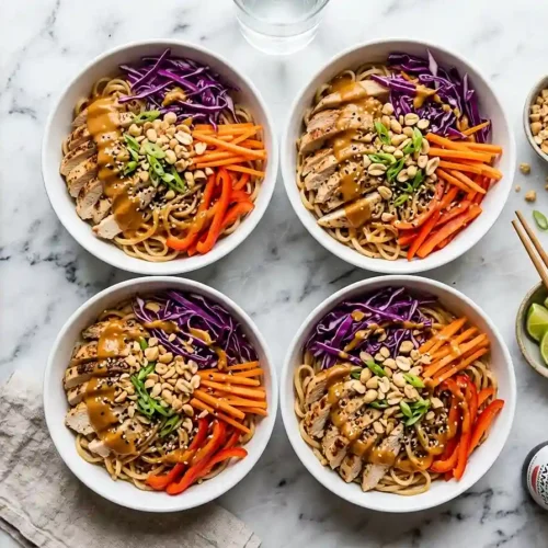 Gluten-Free Peanut Chicken Noodle Bowls 5 Gluten-Free Peanut Chicken Noodle Bowls
