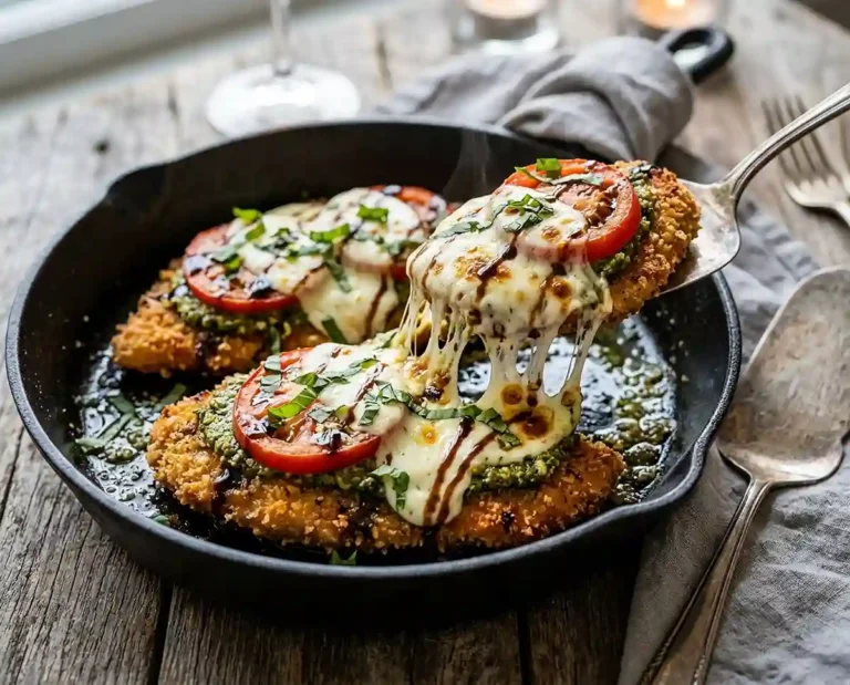 Gluten-Free Pesto Caprese Chicken Cutlets