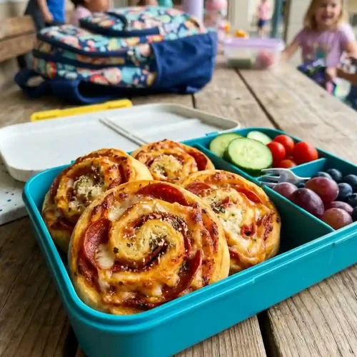Gluten-Free Pizza Pinwheel Lunch Boxes 5 Gluten-Free Pizza Pinwheel Lunch Boxes