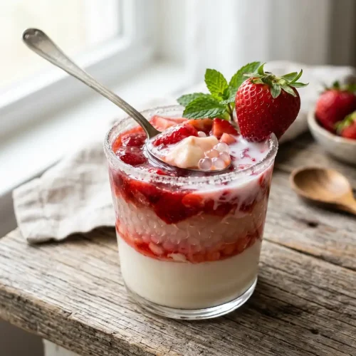 Gluten-Free Strawberry Taho 5 Gluten-Free Strawberry Taho