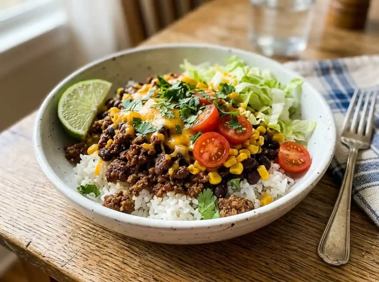 Gluten-Free Taco Bean Rice Bowls