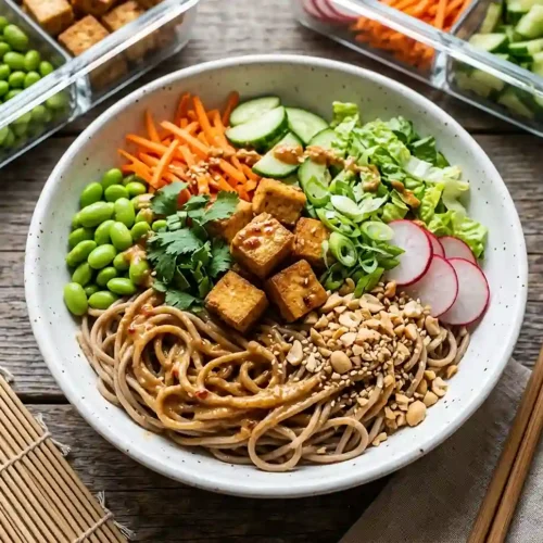 Gluten-Free Tofu Peanut Noodle Bowls 5 Gluten-Free Tofu Peanut Noodle Bowls
