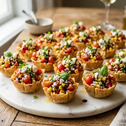Gluten-Free Tomato Corn Bruschetta Cups 5 Gluten-Free Tomato Corn Bruschetta Cups