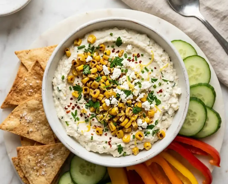 Gluten-Free Whipped Feta Corn Dip