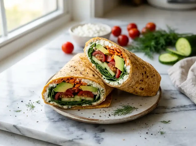 Gluten-Free cottage cheese tortilla wrap