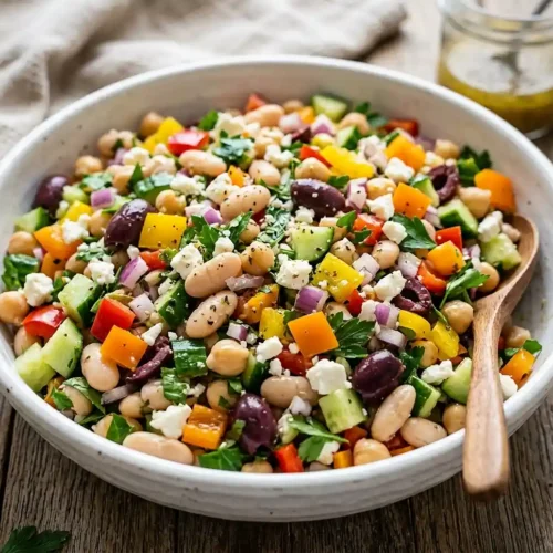 Gluten-Free Greek Dense Bean Salad 5 Gluten-Free greek dense bean salad