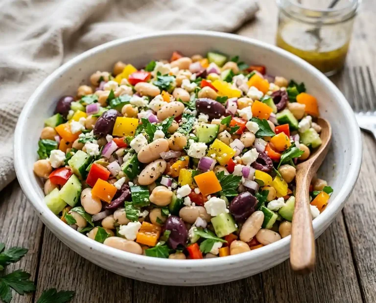 Gluten-Free greek dense bean salad