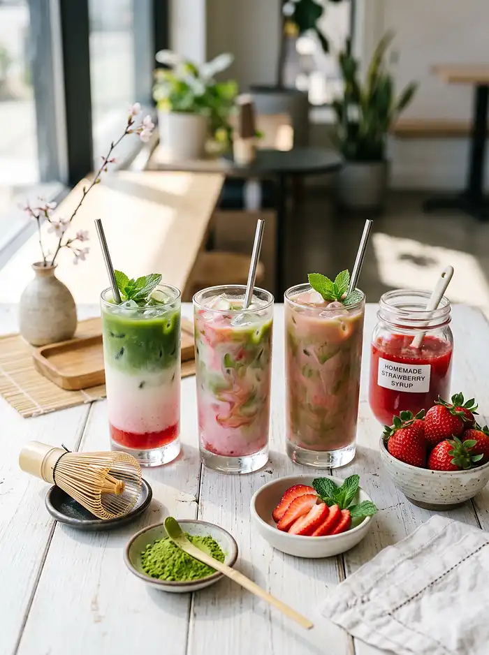 Strawberry Syrup for Matcha 4 Gluten-Free strawberry syrup for matcha