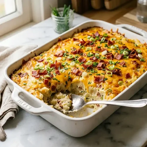 Gluten-Free Twice Baked Potato Casserole 5 Gluten-Free twice baked potato casserole