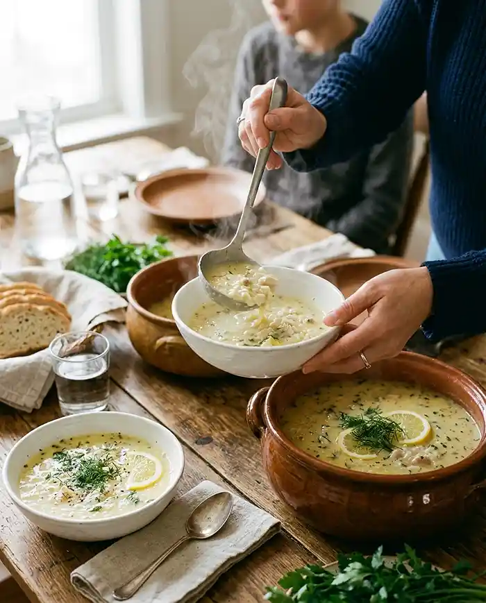 Gluten-Free Greek Lemon and Rice Soup 4 Greek Lemon and Rice Soup