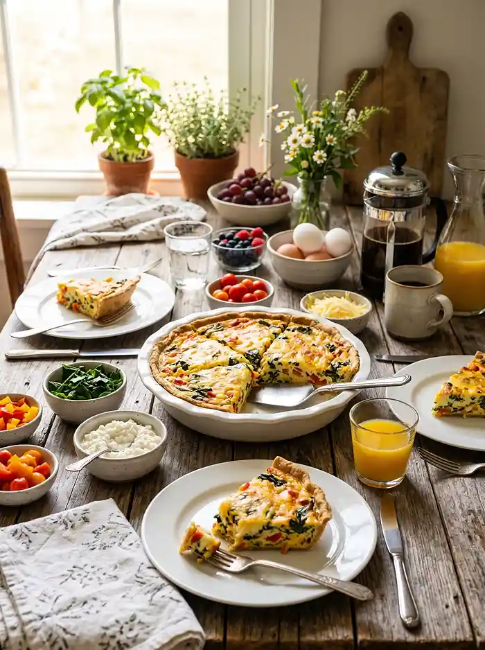 High-Protein Cottage Cheese Breakfast Quiche