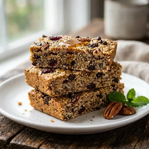 Maple Pecan Quinoa Breakfast Bars 5 Maple Pecan Quinoa Breakfast Bars
