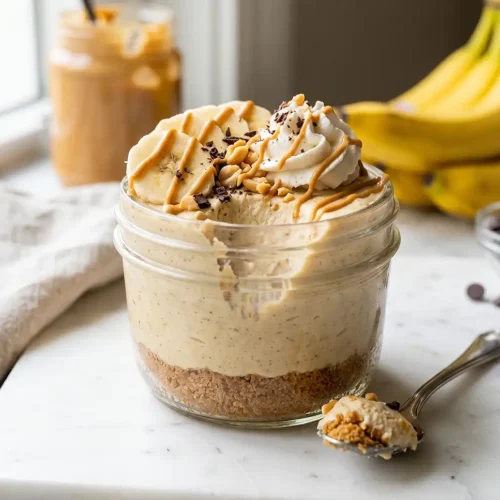 Peanut Butter Banana Cheesecake Cups