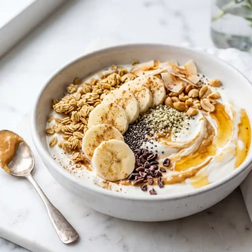 Peanut Butter Banana Yogurt Bowl