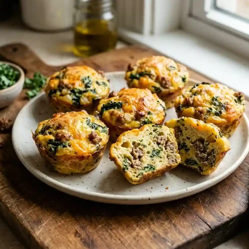 Sausage Kale Egg Muffin Meal Prep 5 Sausage Kale Egg Muffin Meal Prep