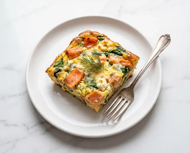 Smoked Salmon Dill Brunch Casserole