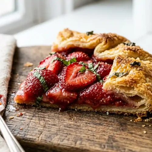 Gluten-Free Strawberry Basil Galette 5 Strawberry Basil Galette