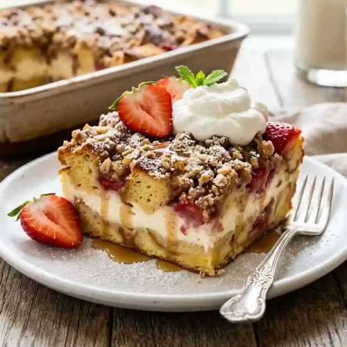 strawberry cheesecake breakfast