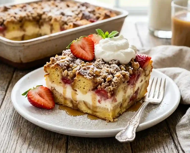 strawberry cheesecake breakfast