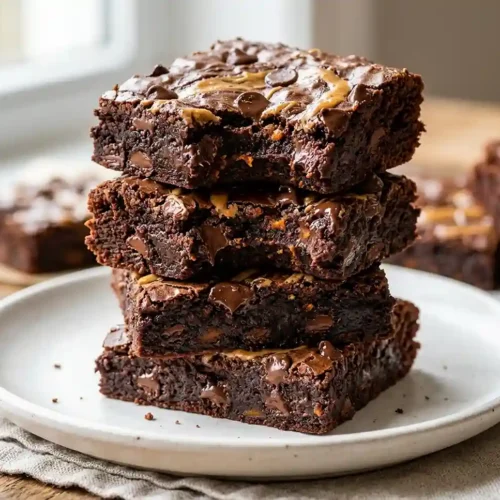 Sweet Potato Brownies with Peanut Butter 5 Sweet Potato Brownies with Peanut Butter
