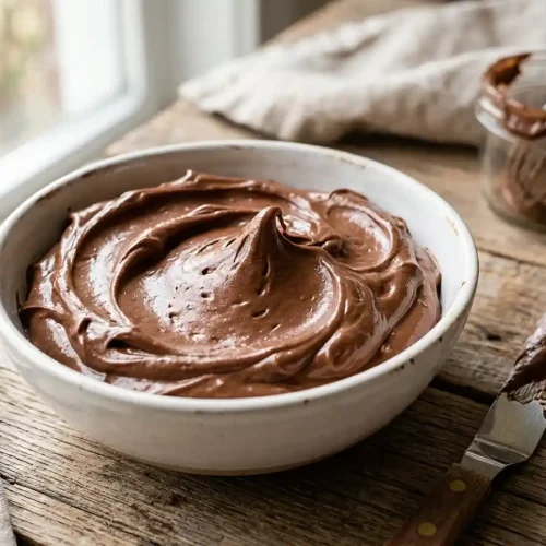 Whipped Chocolate Cream Cheese Frosting