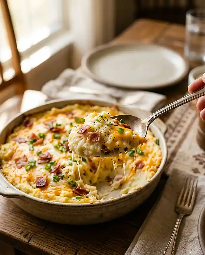 Gluten-Free Twice Baked Potato Casserole 4 baked potato