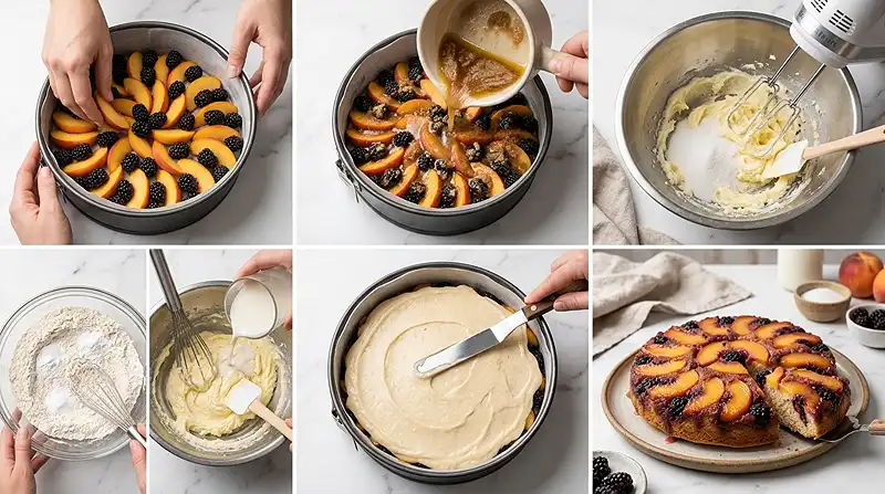 blackberry peach dessert