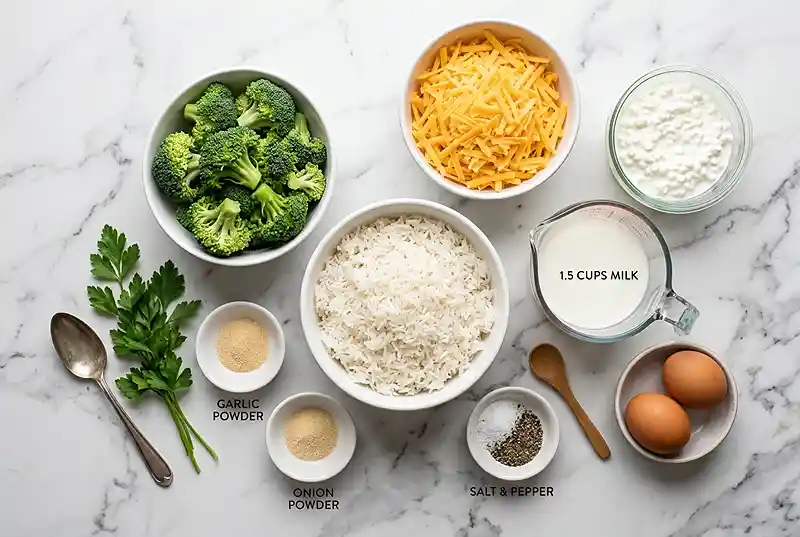 Gluten-Free Cheesy Broccoli Rice Bake 2 budget broccoli rice bake