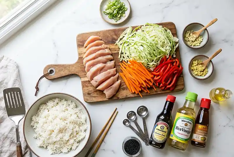 Chicken Cabbage Stir-Fry Lunch Boxes 2 budget chicken lunch boxes