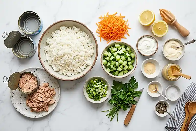 budget tuna rice salad