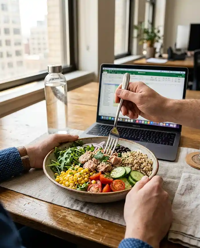 Gluten-Free Tuna Corn Salad Bowls 4 cheap protein meal prep