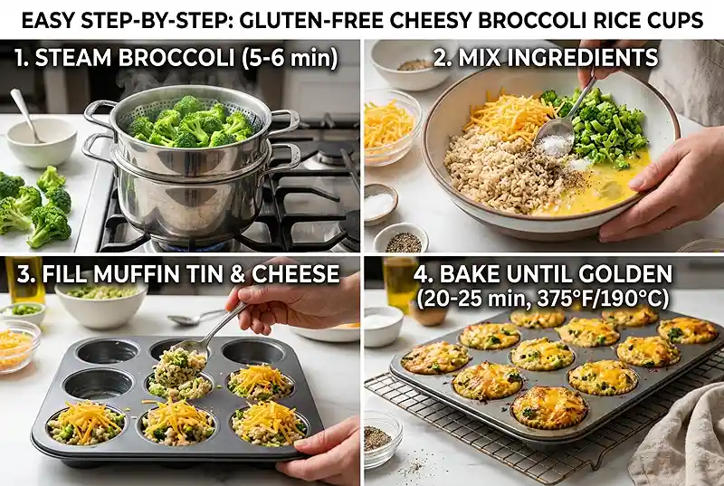 cheesy broccoli lunch cups