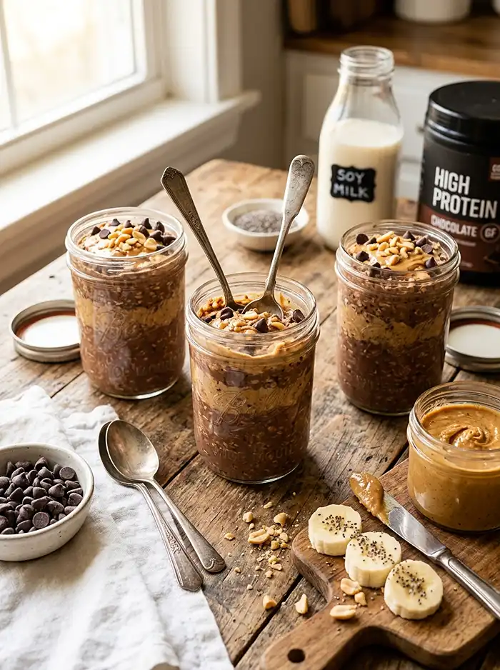 chocolate peanut butter oats