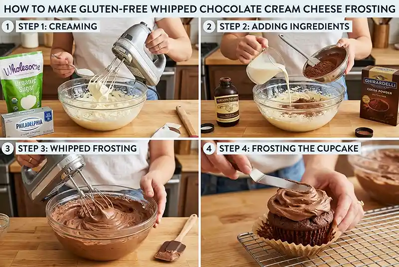 chocolate whipped cream cheese frosting