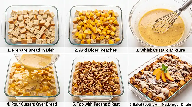 cinnamon peach brunch