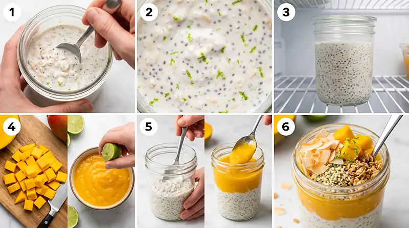 coconut lime mango breakfast