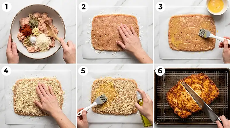 cooked giant store made chicken cutlets​