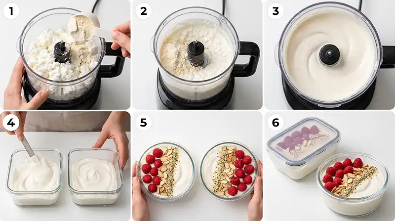 cottage cheese high protein breakfast bowl