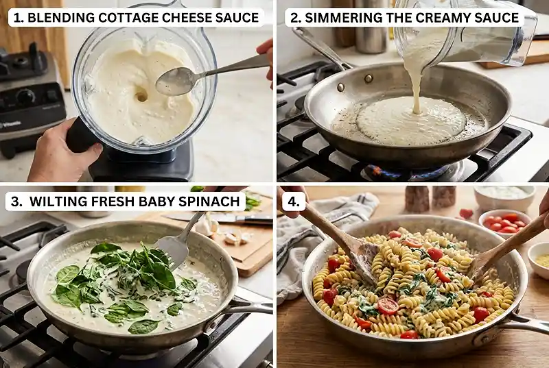 cottage cheese pasta recipe