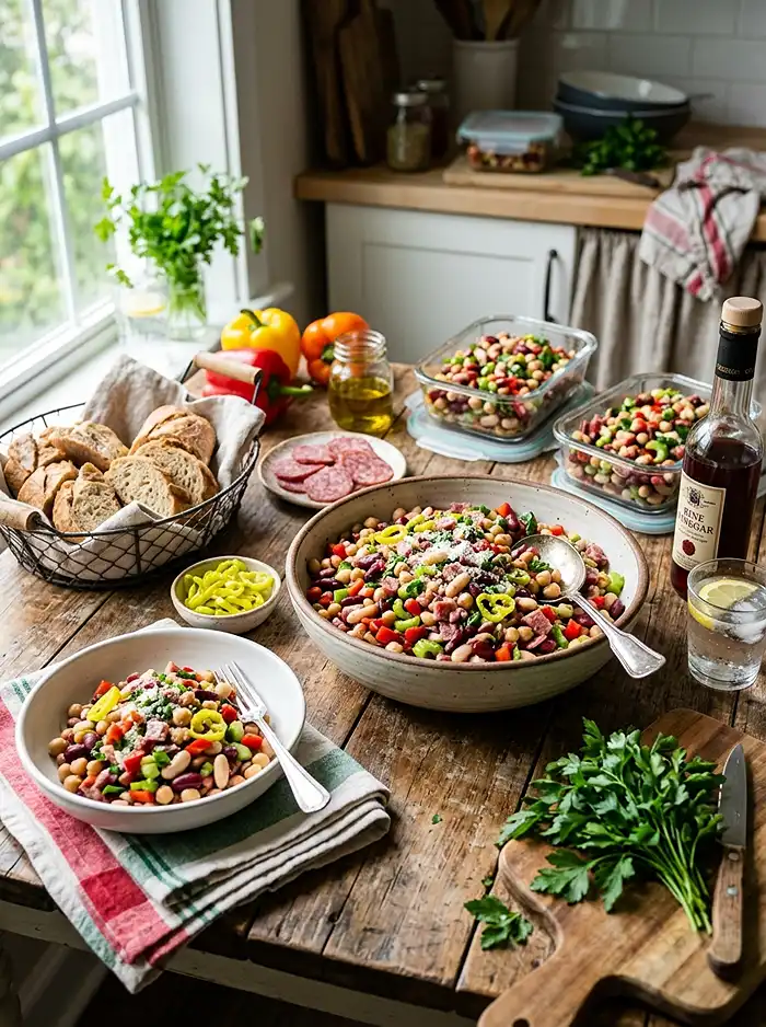 dense bean salad grinder recipe​