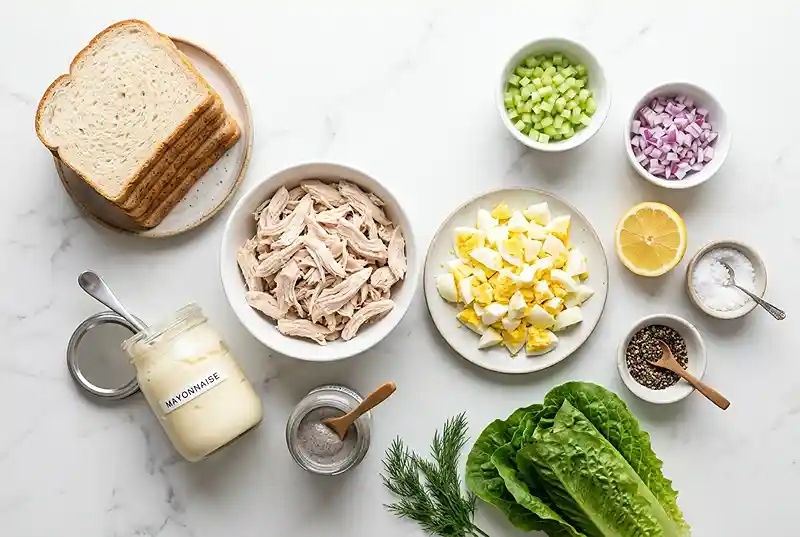 egg and chicken salad sandwich recipe