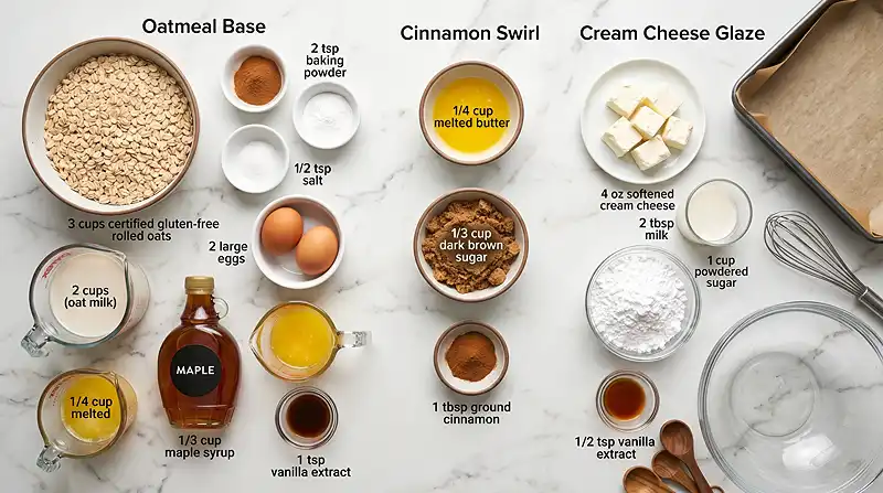 gluten-free baked oatmeal squares