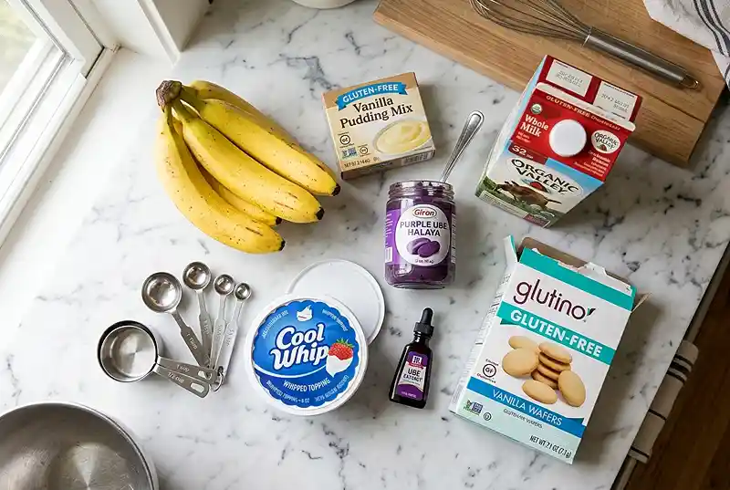 gluten-free banana pudding ube nyc​