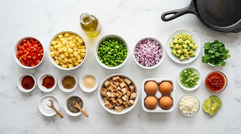 30g Protein Southwest Chicken Breakfast Hash 2 gluten-free breakfast hash