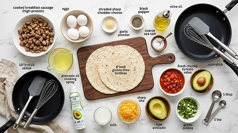 gluten-free breakfast quesadilla