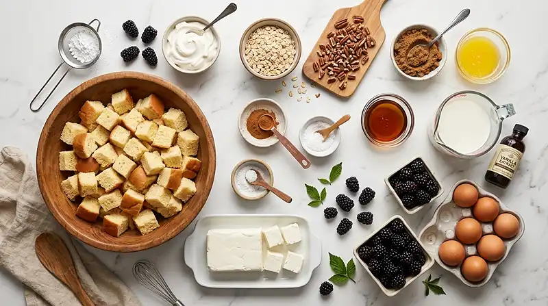 Blackberry Cream Cheese Brunch Bake 2 gluten-free brunch bake