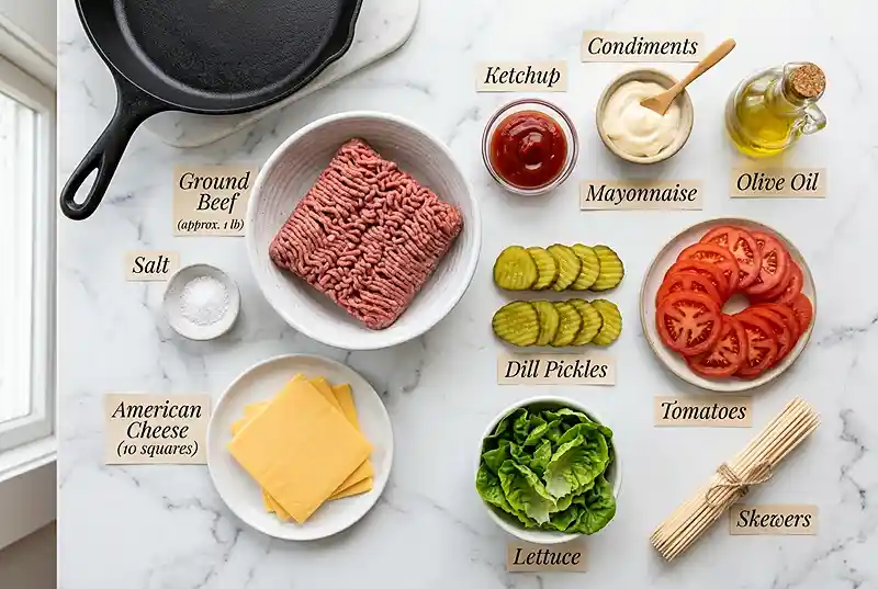 gluten-free cheeseburger bites