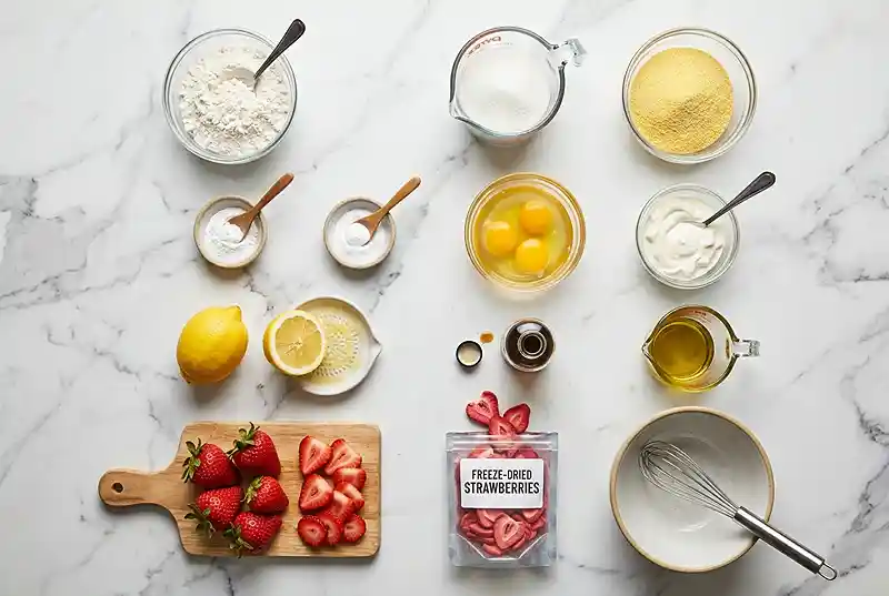 Gluten-Free Strawberry Cornmeal Cake 2 gluten-free cornmeal cake