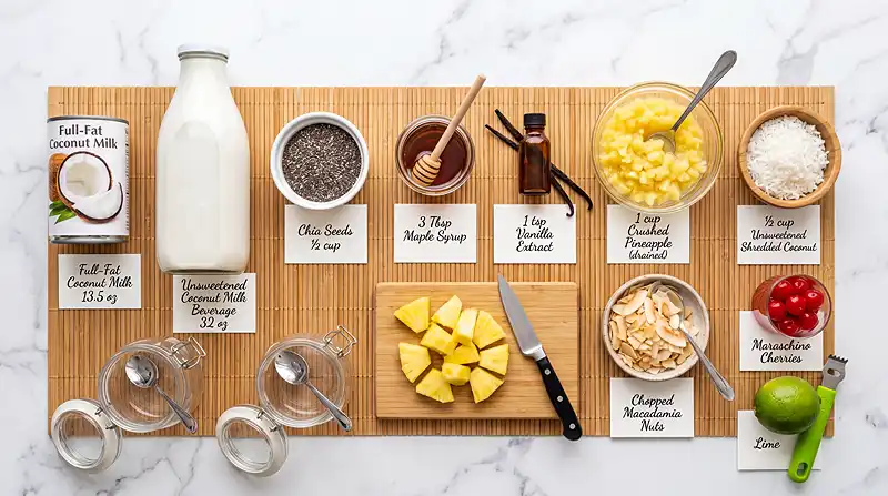 gluten free dairy free chia cups